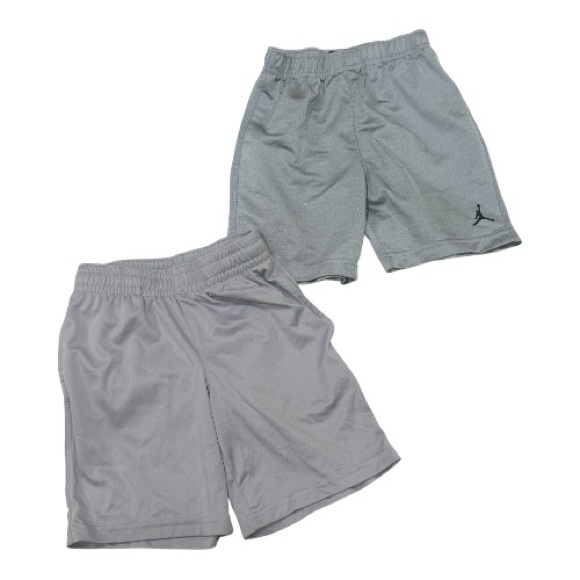 Jordan & Cat & Jack Kids Athletic Shorts in Gray/Silver Size 4T and size 4/5 - Picture 1 of 10